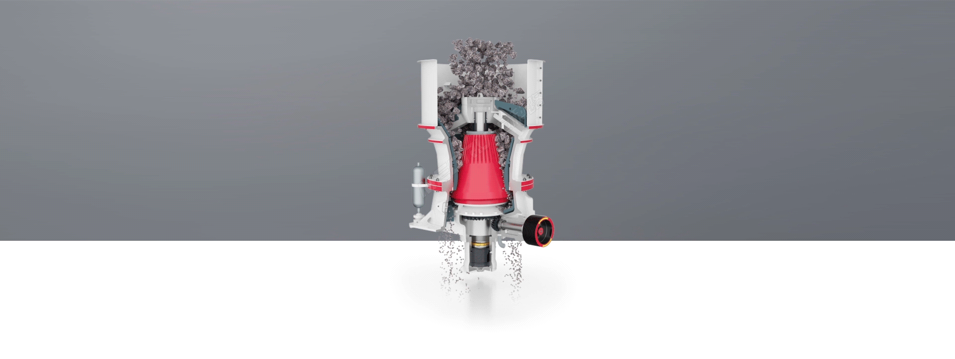 Penghancur Kerucut Hidraulik Satu Silinder CG